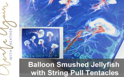 balloon jellyfish with string pull tentacles